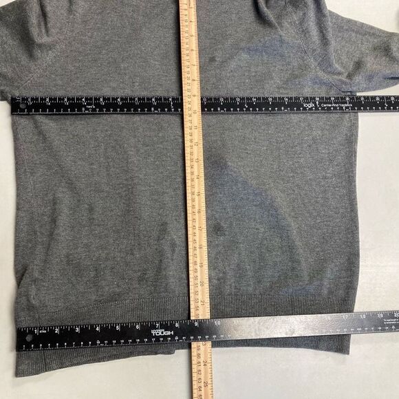 KENNETH COLE Sweater Shrug Cardigan Gray Size Large Long Sleeve - Picture 6 of 8